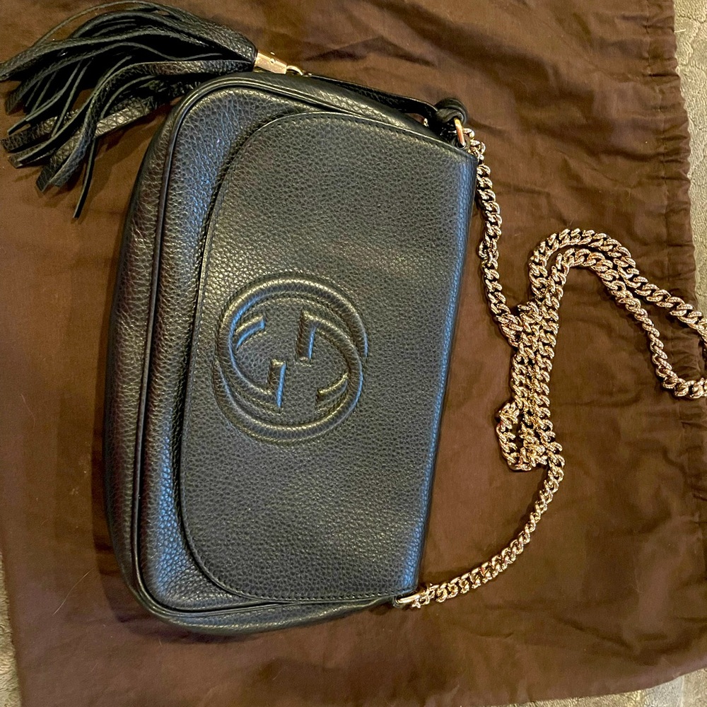 GUCCI SOHO crossbody bag 100% Authentic
